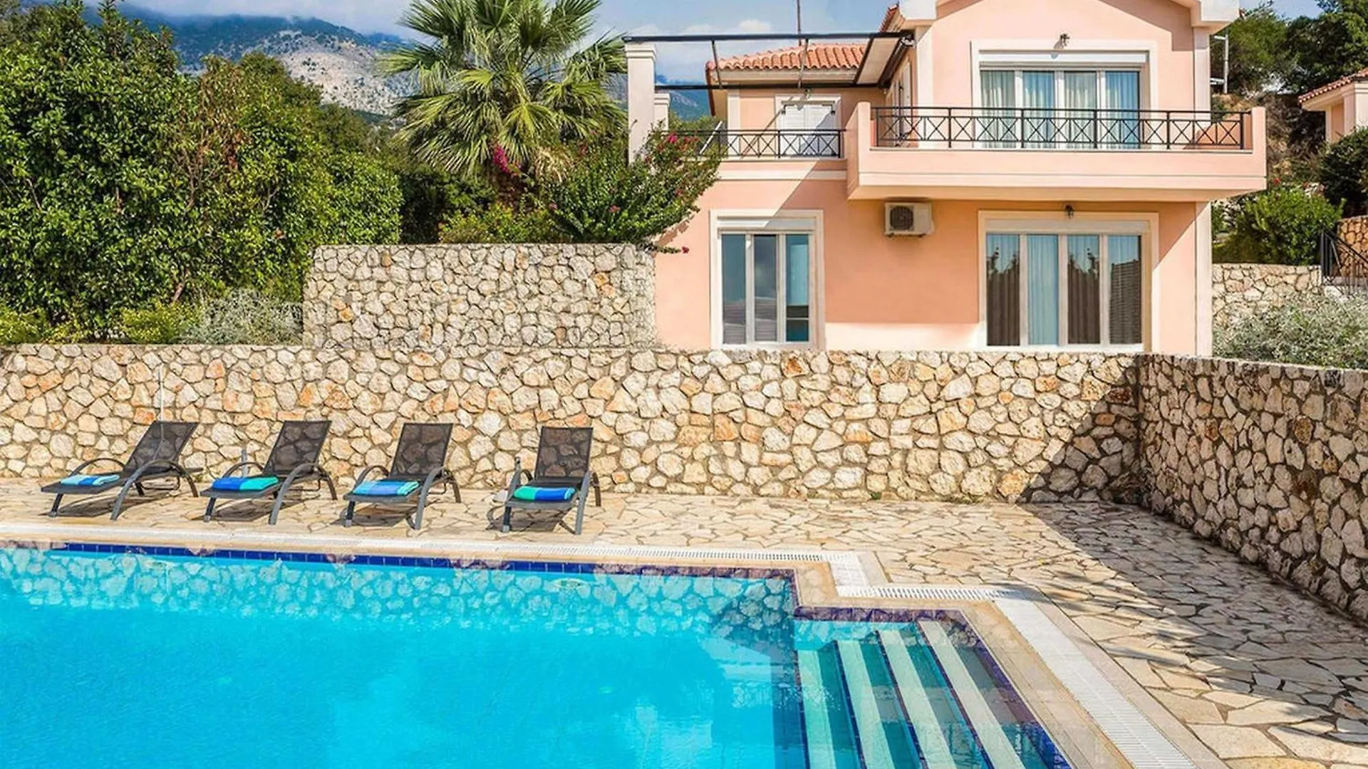 Endearing Kefalonia Villa 3 Bedrooms Villa Afrato Sea View Private Pool Wonderful Sea View Trapezaki Трапезаки