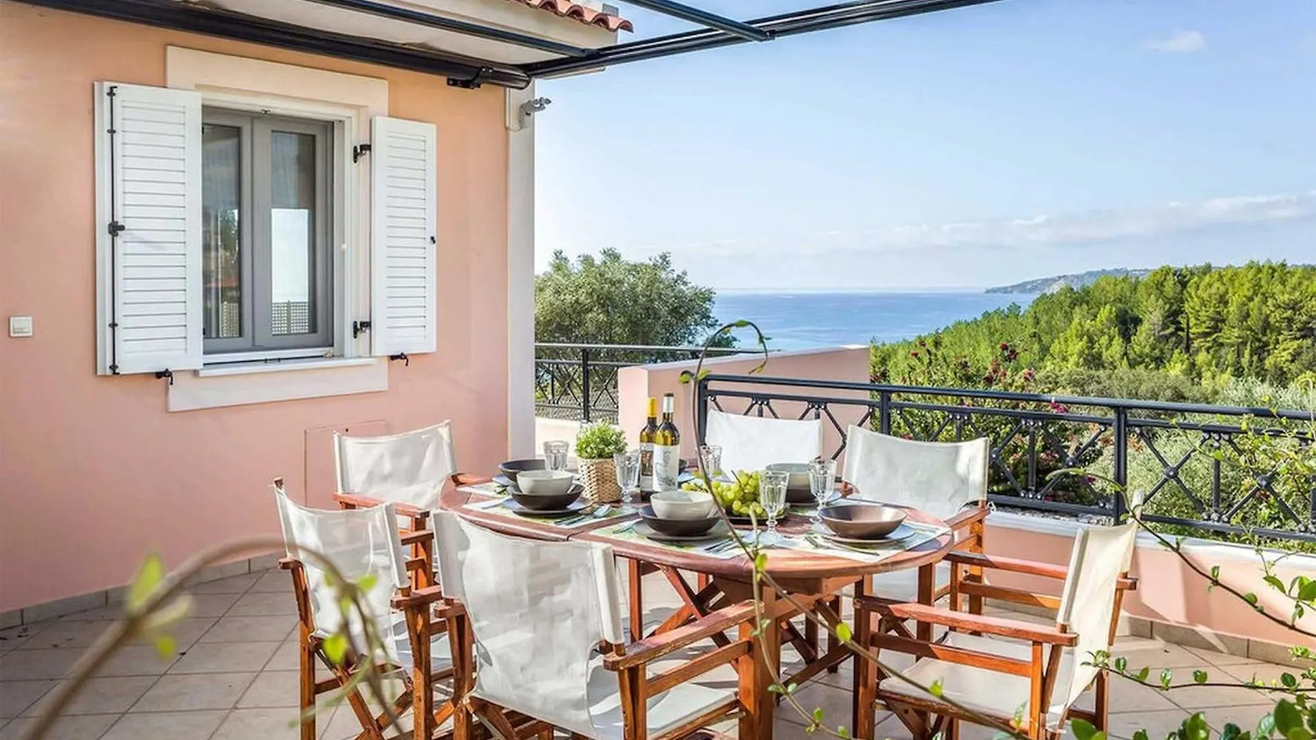 Endearing Kefalonia Villa 3 Bedrooms Villa Afrato Sea View Private Pool Wonderful Sea View Trapezaki Трапезаки